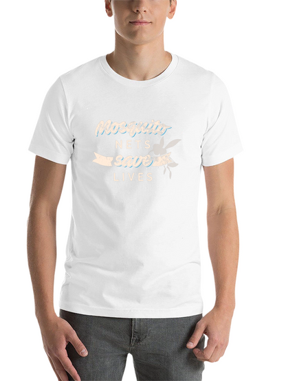 Mosquito Nets Save Lives Graphic Tee - Black Cotton