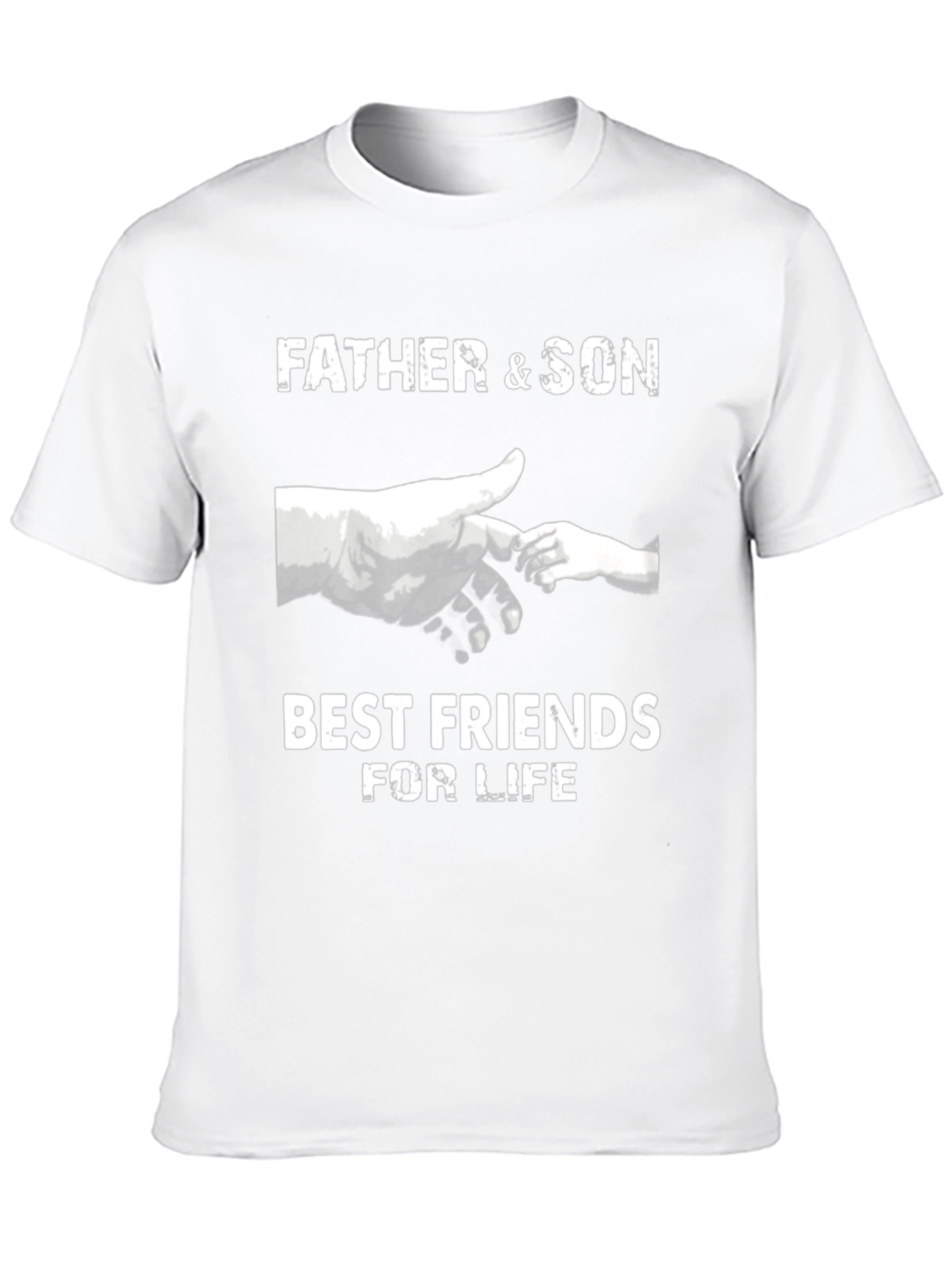 Father & Son Best Friends T-Shirt - Black