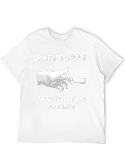Father & Son Best Friends T-Shirt - Black