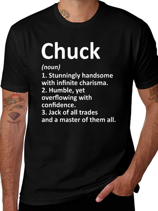 Chuck Definition T-Shirt - Handsome Humble Jack of All Trades
