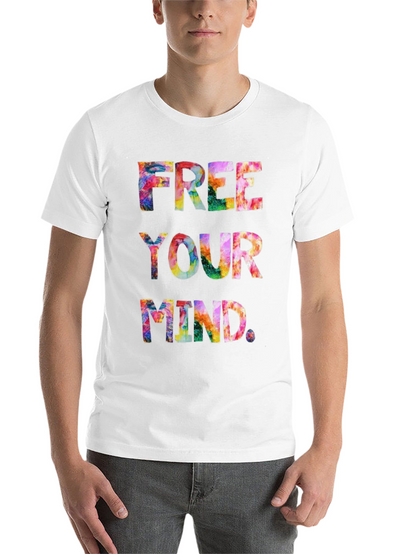 Free Your Mind Tie-Dye Graphic T-Shirt