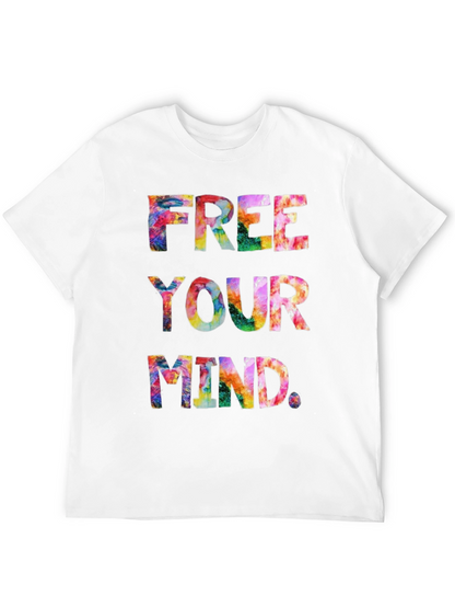 Free Your Mind Tie-Dye Graphic T-Shirt