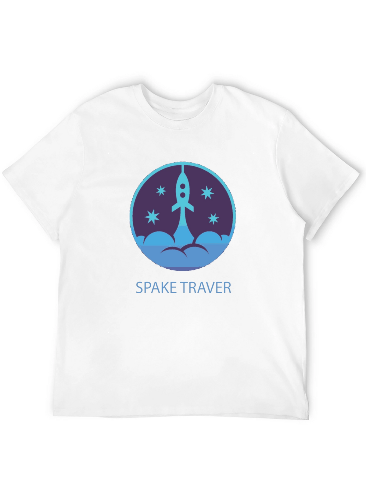 Space Traveler Graphic Tee - Black Cotton Comfort