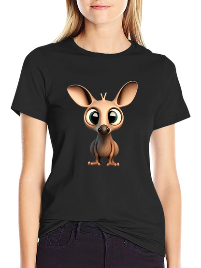 Cute Cartoon Jerboa Graphic T-Shirt