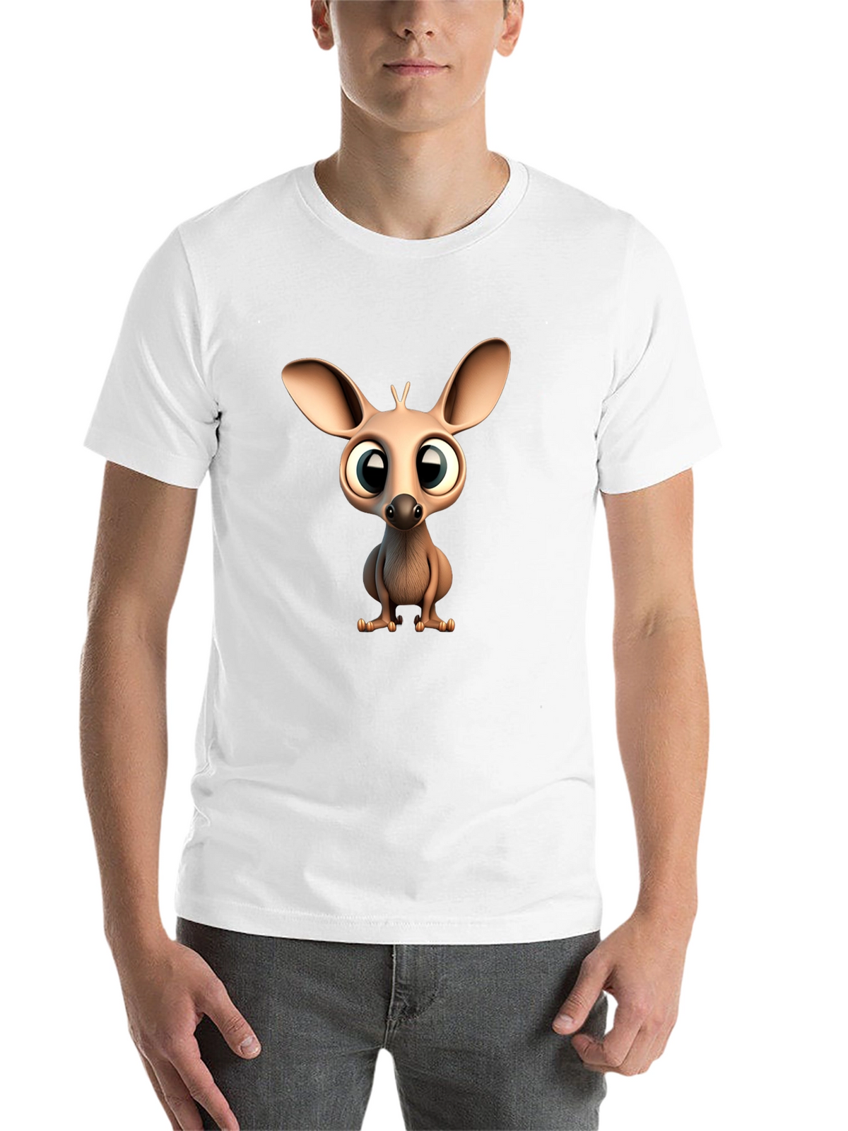 Cute Cartoon Jerboa Graphic T-Shirt