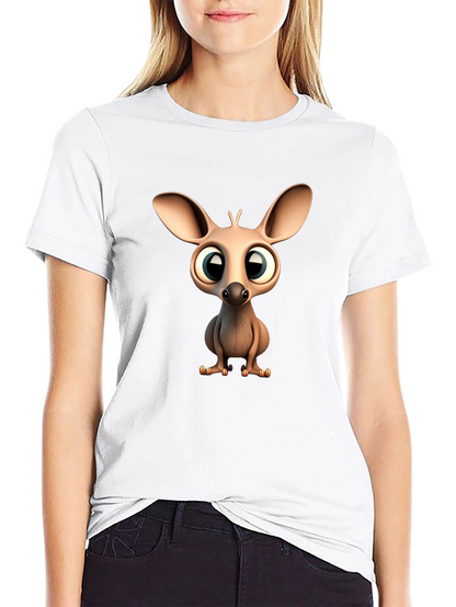 Cute Cartoon Jerboa Graphic T-Shirt