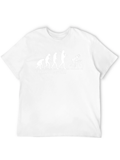 Evolution of Cyclist Graphic T-Shirt