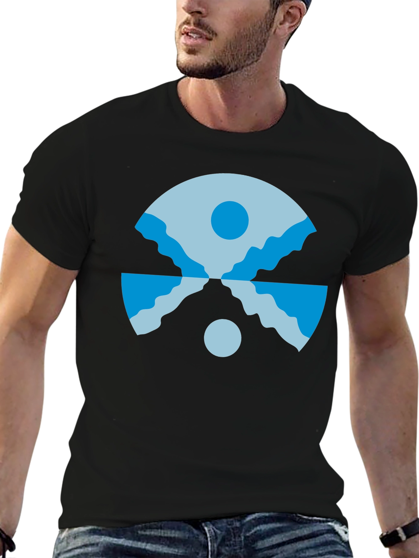Geometric Landscape T-Shirt