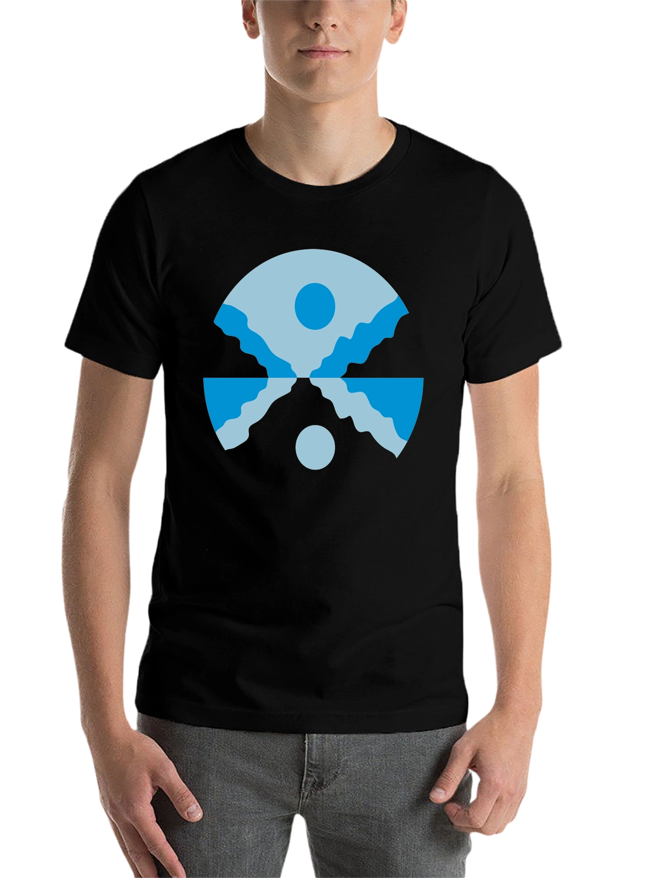 Geometric Landscape T-Shirt