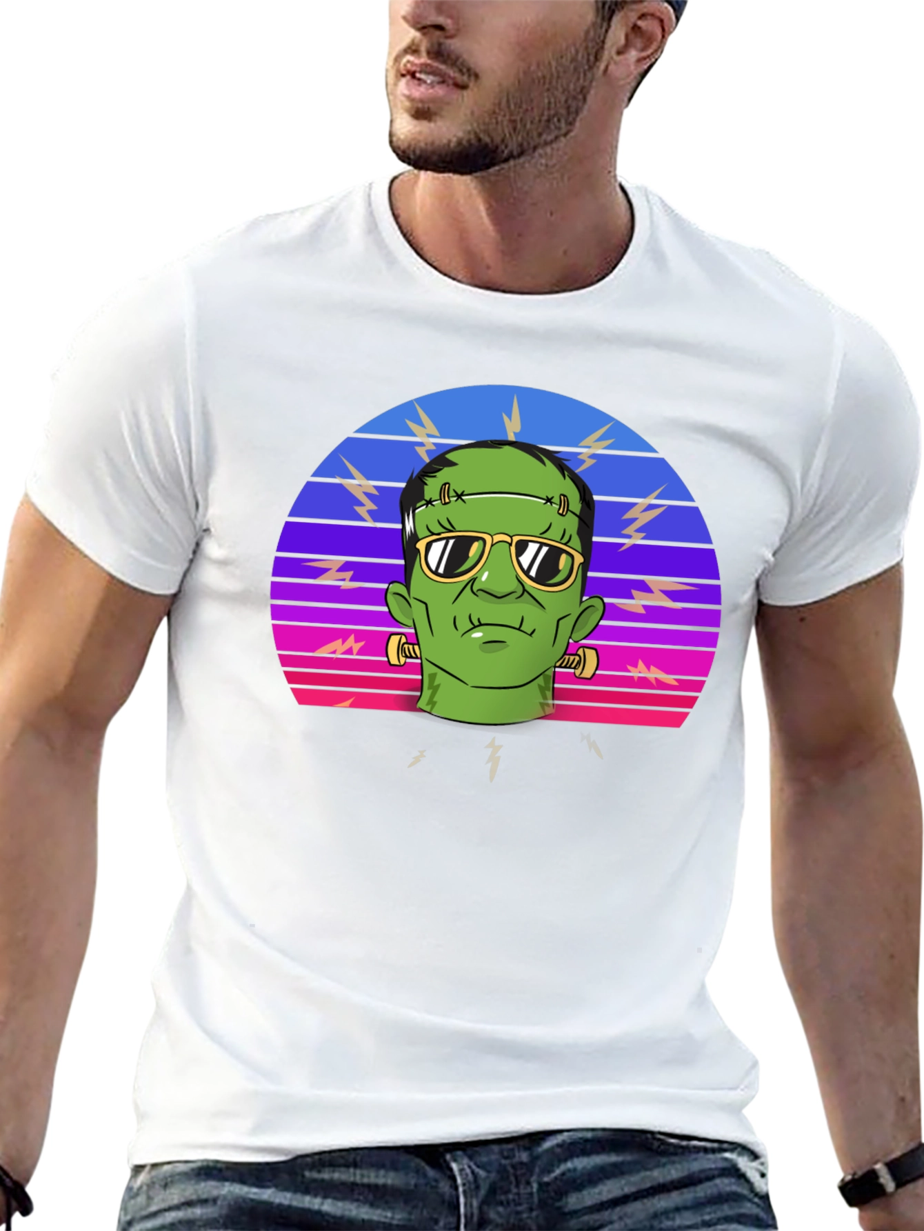 Frankenstein Retro Graphic T-Shirt