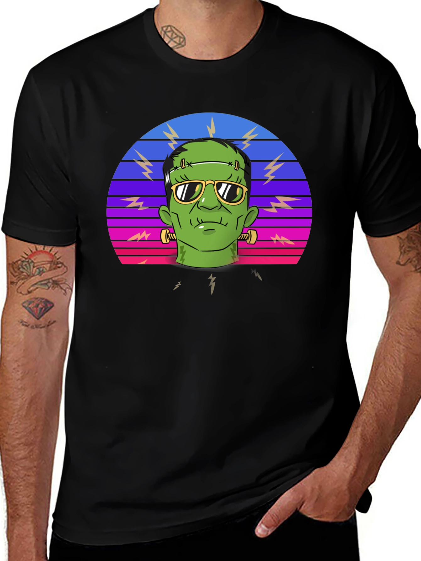 Frankenstein Retro Graphic T-Shirt