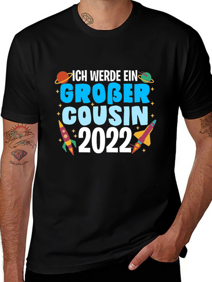 Ich Werde Ein Gro?er Cousin 2022 Black T-Shirt