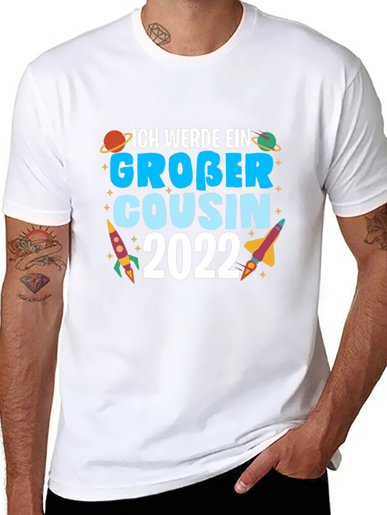 Ich Werde Ein Gro?er Cousin 2022 Black T-Shirt