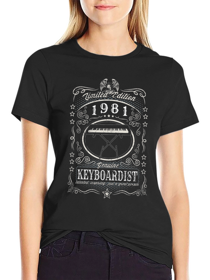 Limited Edition 1981 Keyboardist T-Shirt
