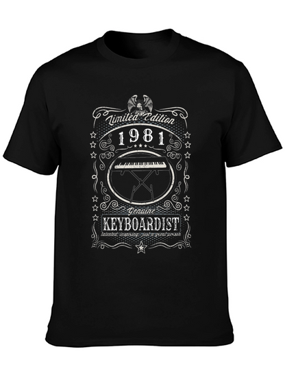 Limited Edition 1981 Keyboardist T-Shirt