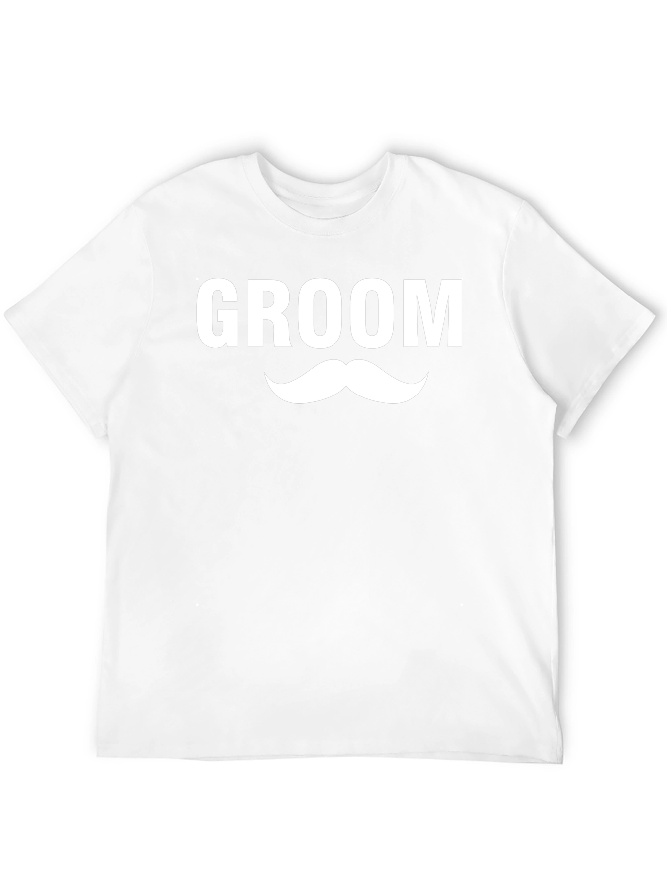 Groom Mustache Graphic T-Shirt - Bachelor Party Tee