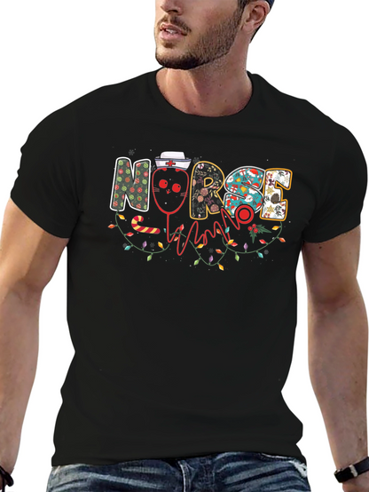 Festive Christmas Nurse T-Shirt