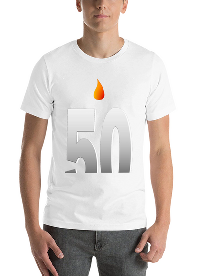 Birthday 50 Candle T-Shirt - Celebrate in Style!