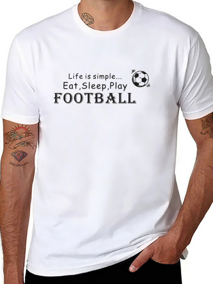 Eat Sleep Play Football T-Shirt