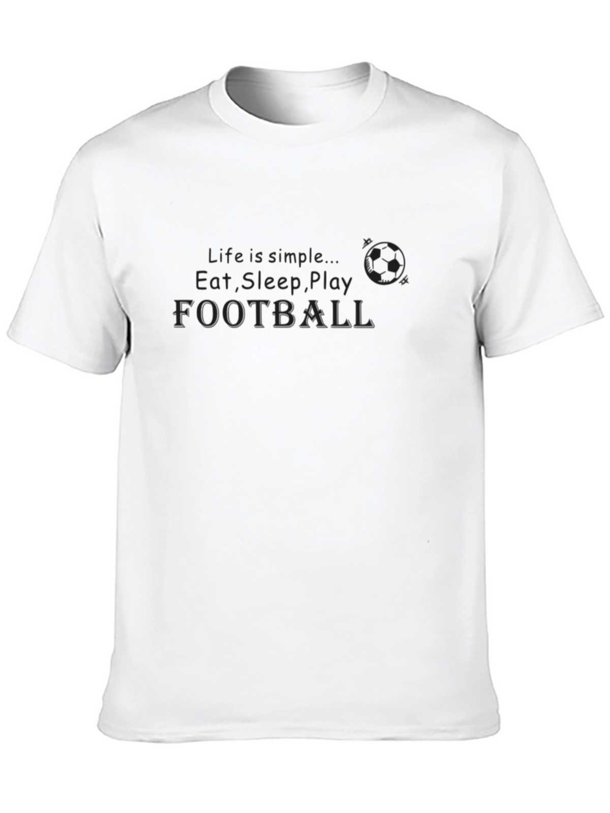 Eat Sleep Play Football T-Shirt