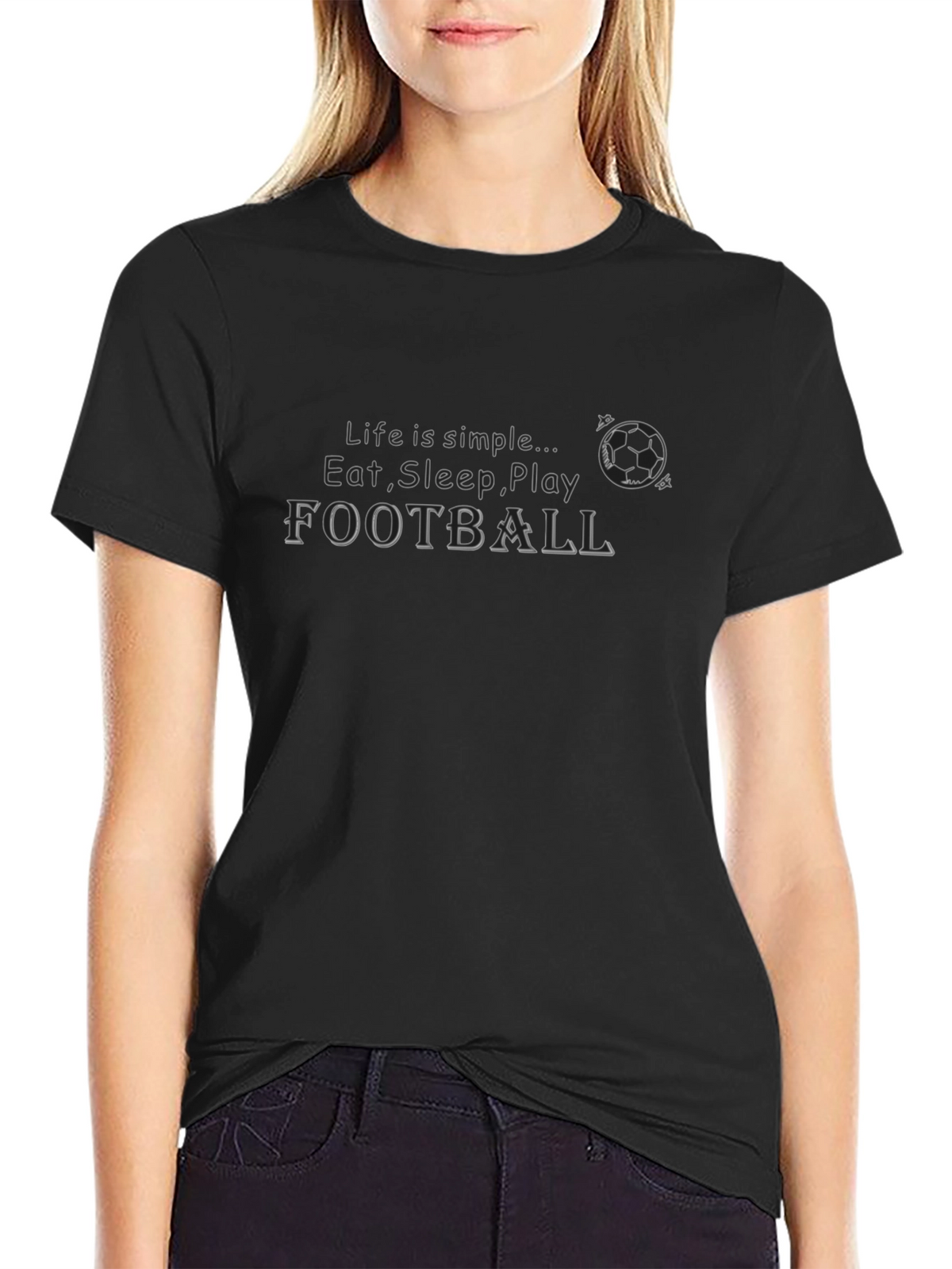 Eat Sleep Play Football T-Shirt