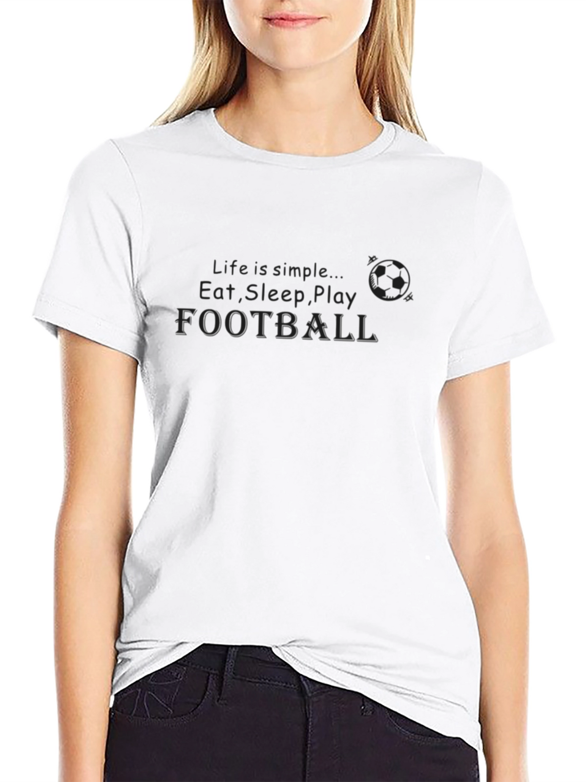 Eat Sleep Play Football T-Shirt