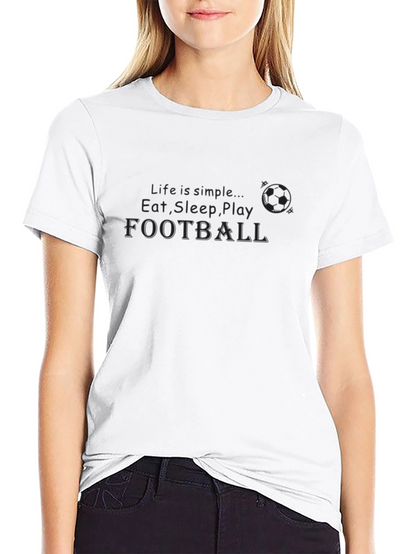 Eat Sleep Play Football T-Shirt