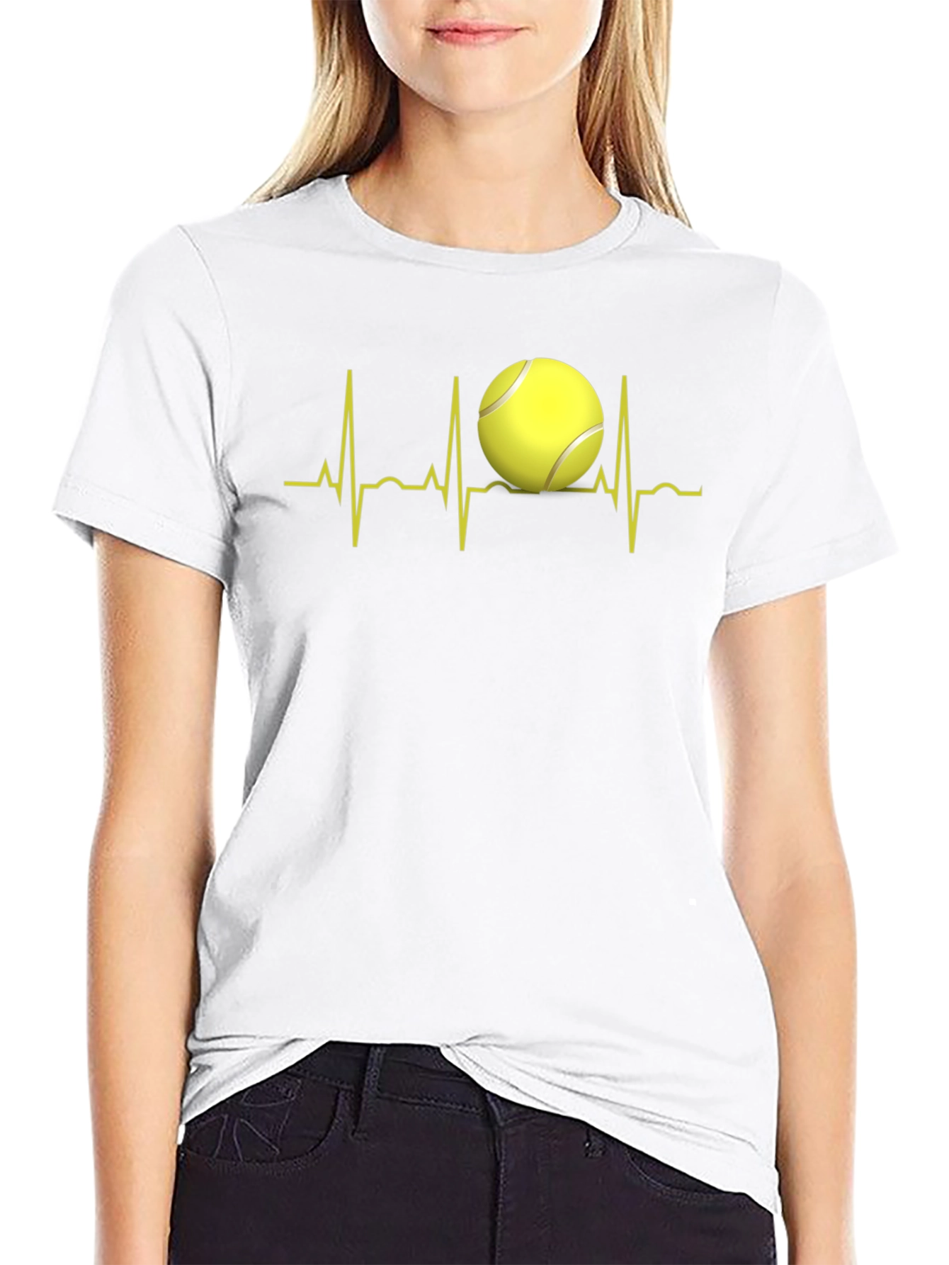 Tennis Heartbeat T-Shirt - Love of Tennis