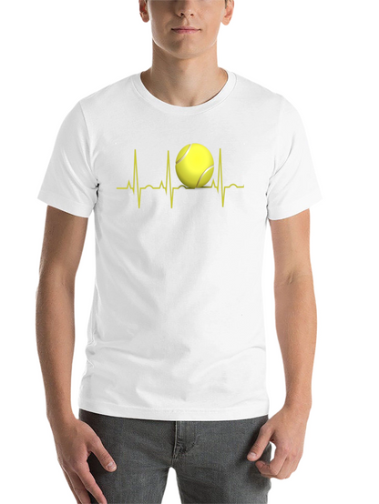 Tennis Heartbeat T-Shirt - Love of Tennis
