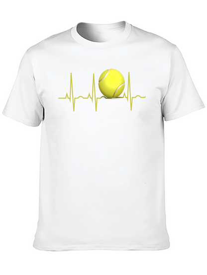 Tennis Heartbeat T-Shirt - Love of Tennis