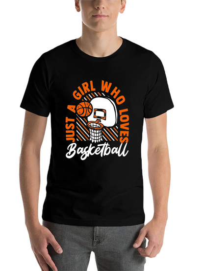 Girl Who Loves Basketball T-Shirt