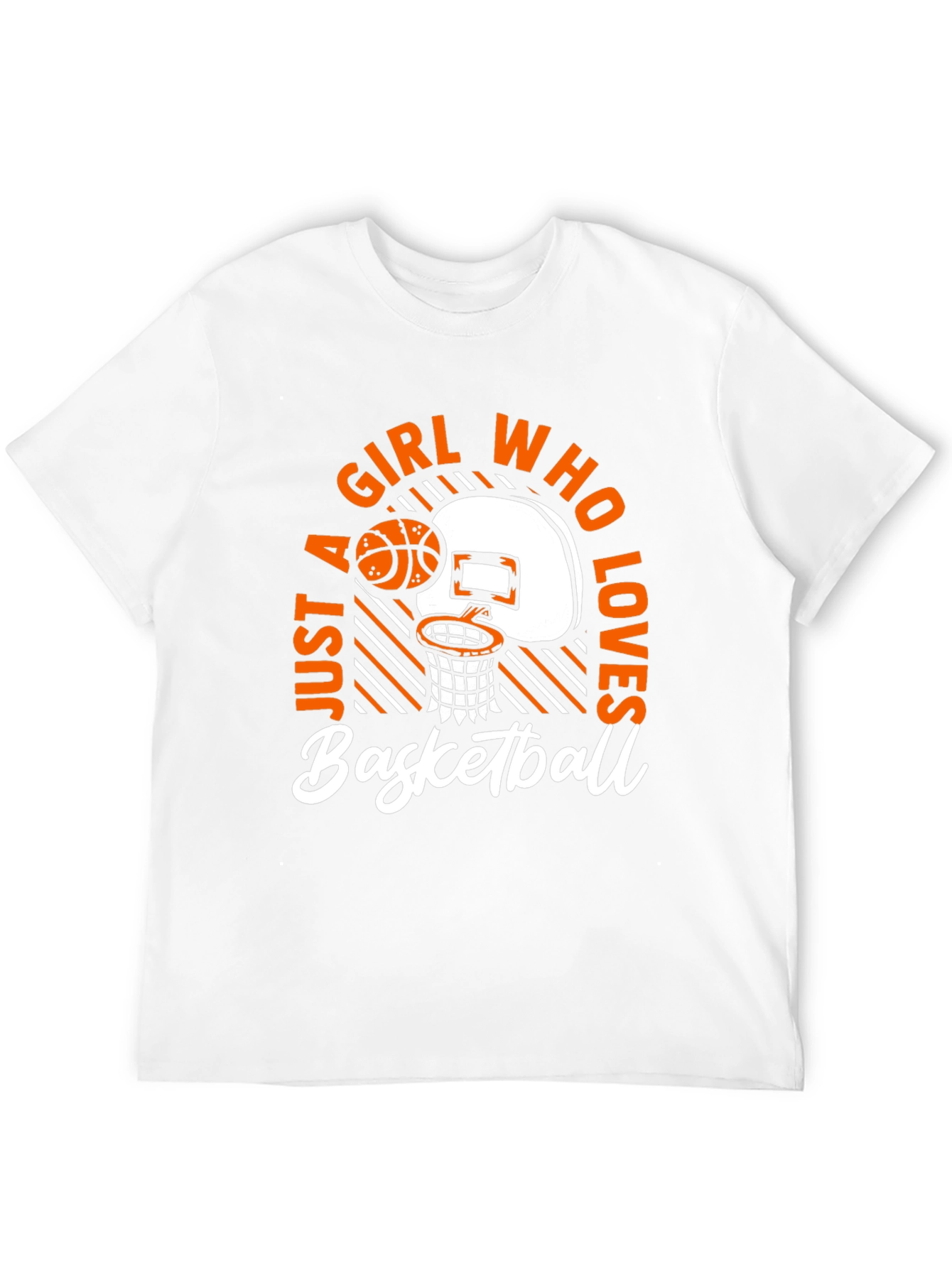 Girl Who Loves Basketball T-Shirt