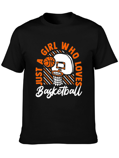 Girl Who Loves Basketball T-Shirt