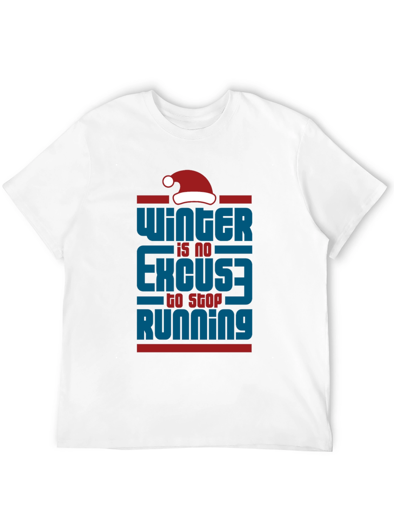 Winter Running Motivational T-Shirt