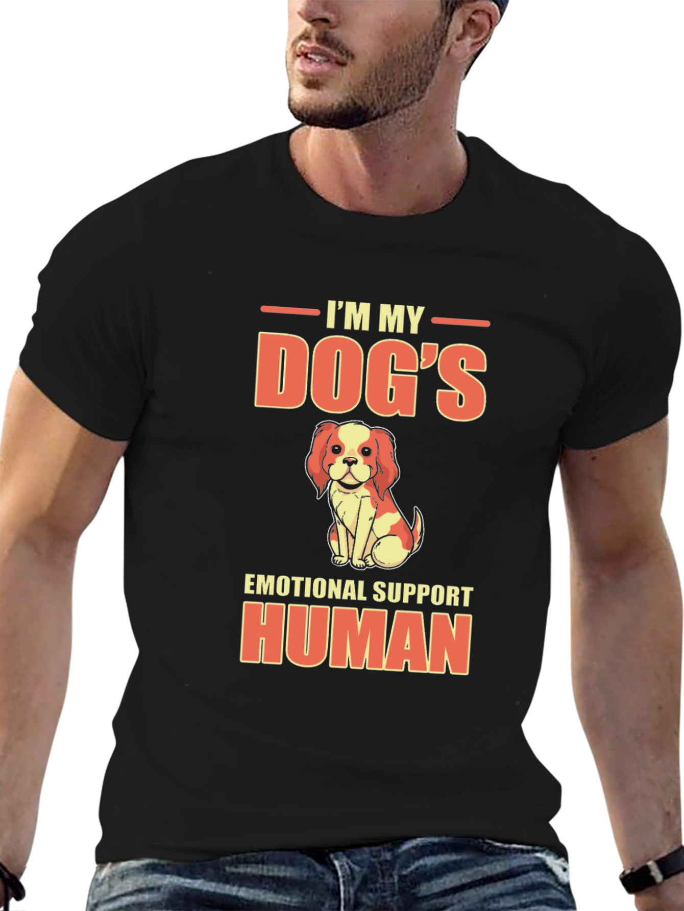Dogs Emotional Support Human T-Shirt