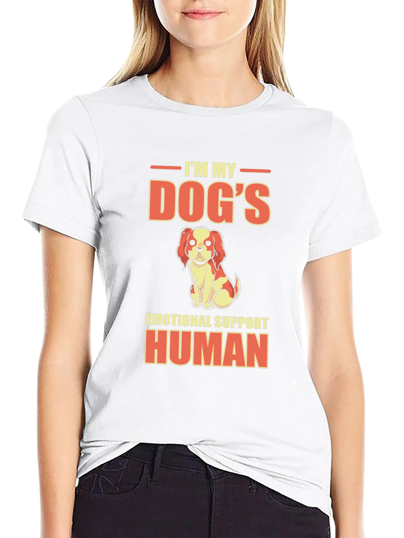 Dogs Emotional Support Human T-Shirt
