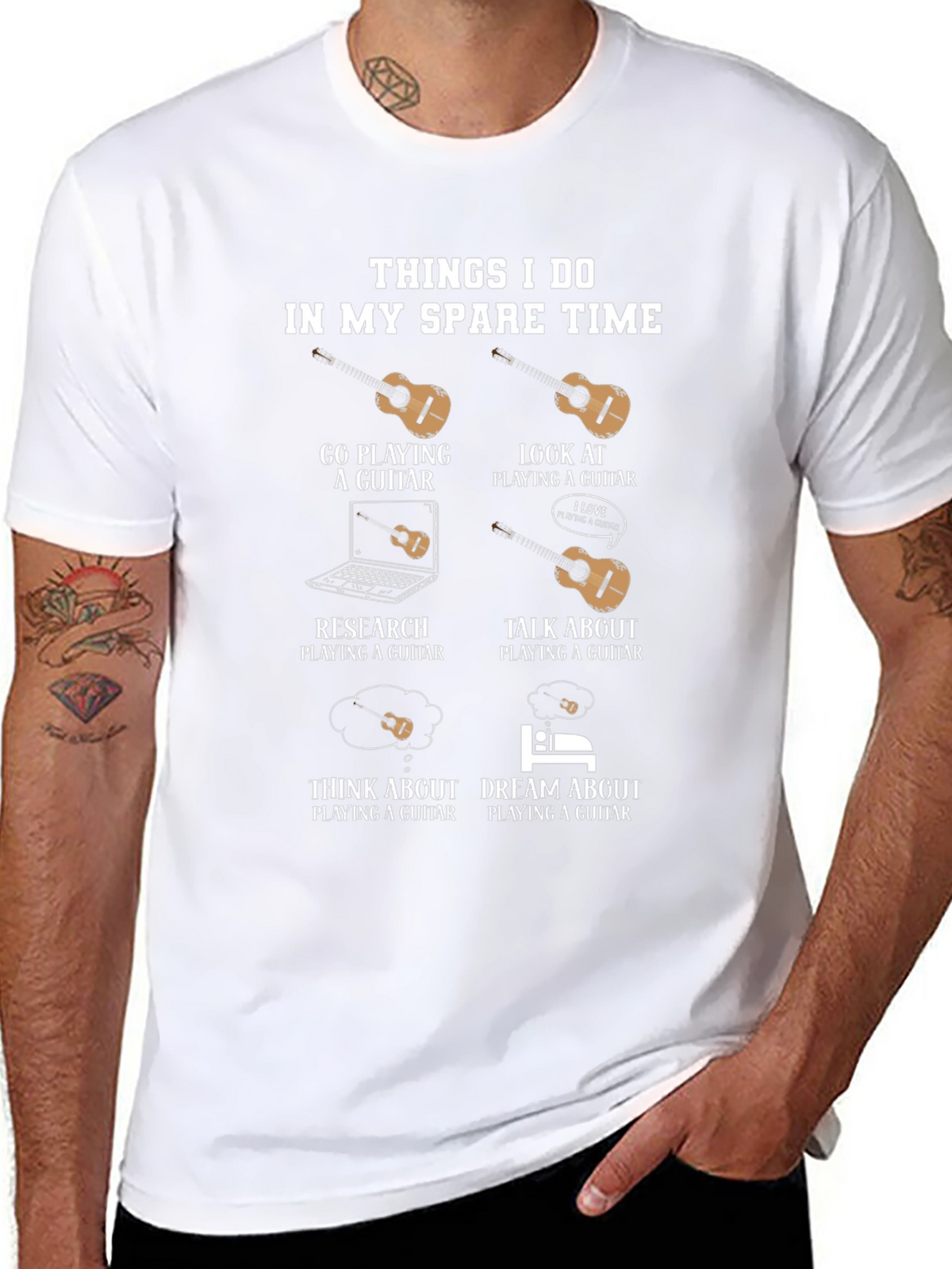 Guitar Player Hobby T-Shirt - Spare Time Activities