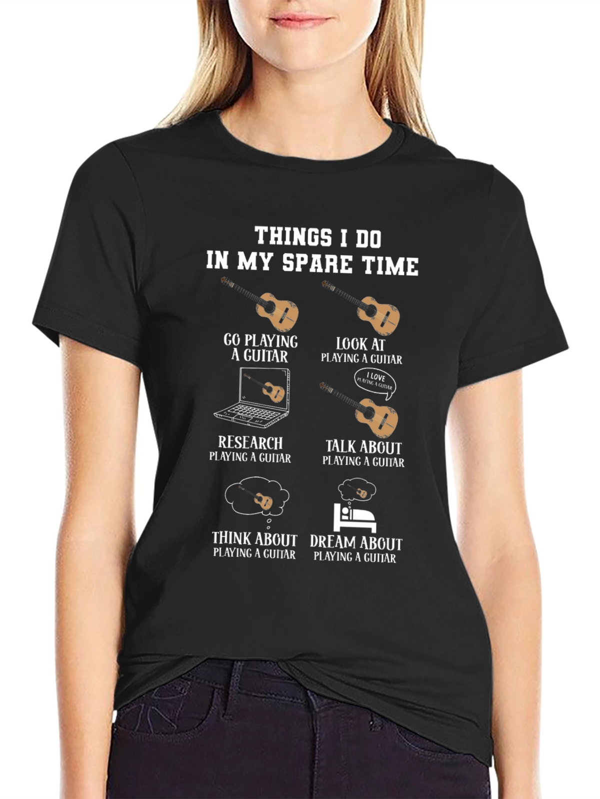Guitar Player Hobby T-Shirt - Spare Time Activities