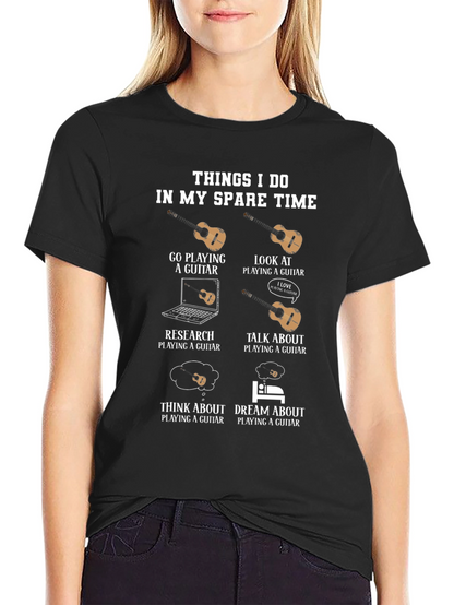 Guitar Player Hobby T-Shirt - Spare Time Activities