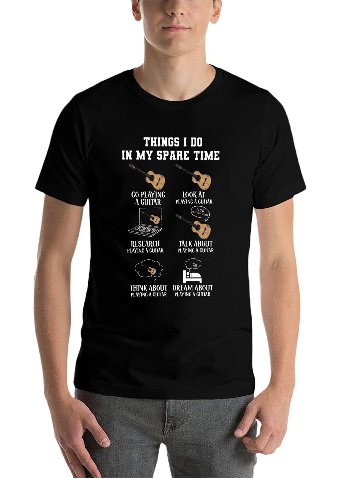 Guitar Player Hobby T-Shirt - Spare Time Activities