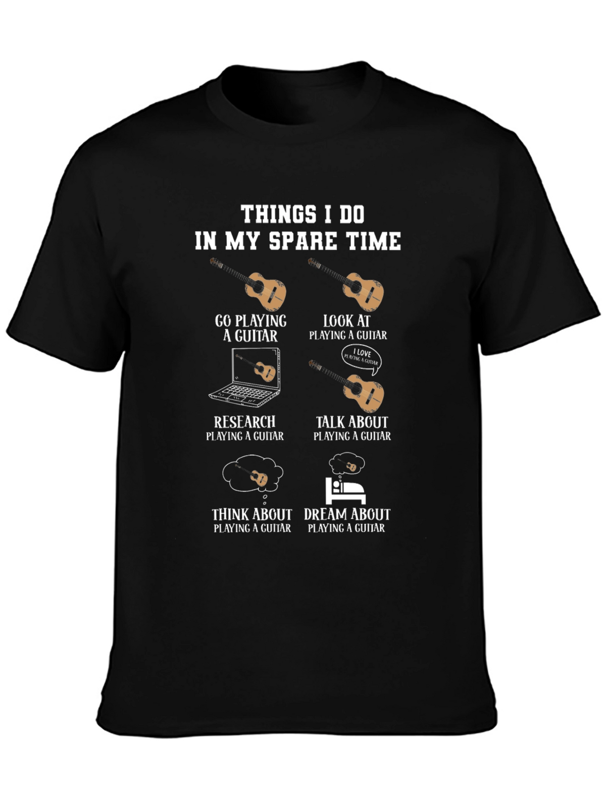 Guitar Player Hobby T-Shirt - Spare Time Activities
