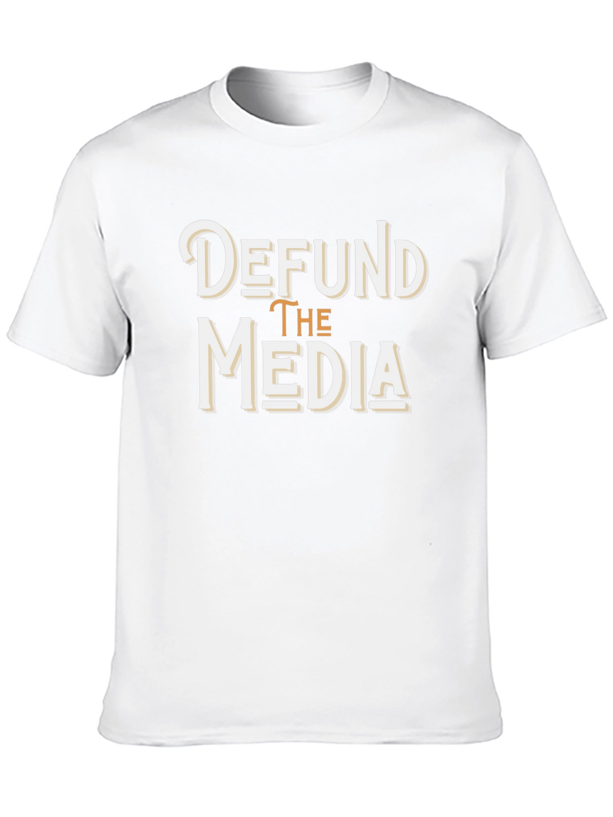 Defund the Media T-Shirt - Anti-Establishment Graphic Tee