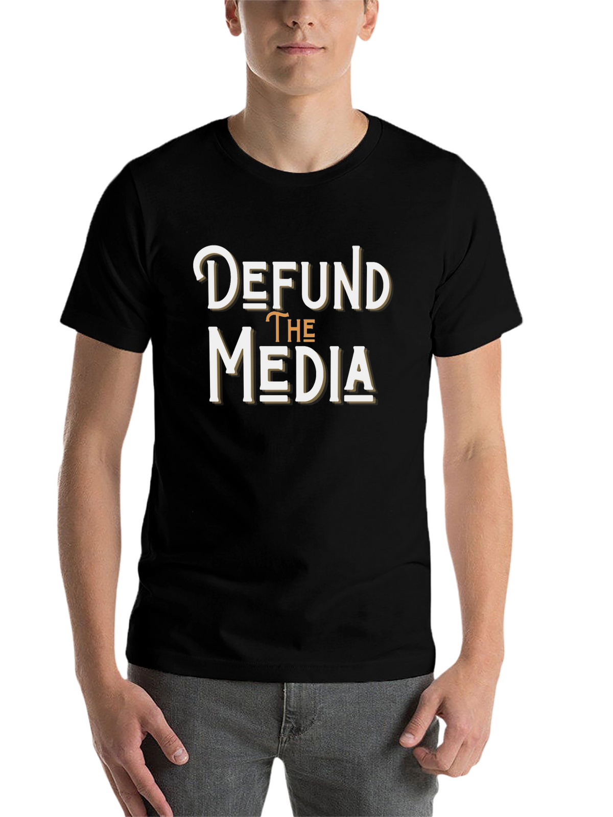 Defund the Media T-Shirt - Anti-Establishment Graphic Tee