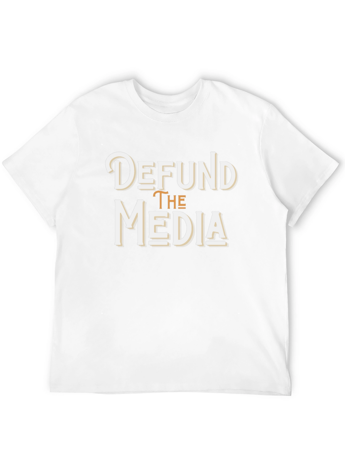 Defund the Media T-Shirt - Anti-Establishment Graphic Tee
