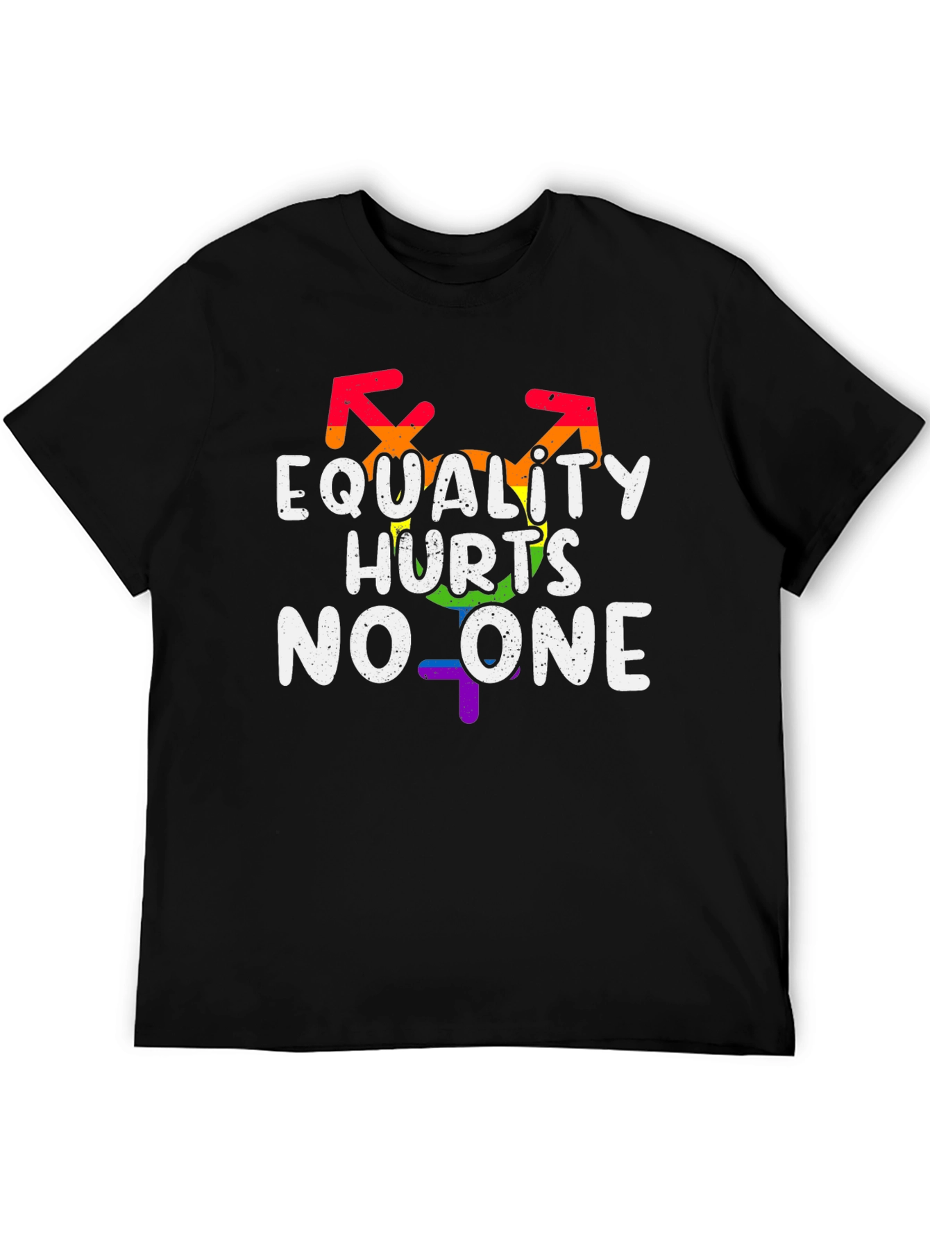 Equality Hurts No One LGBT Pride Graphic T-Shirt