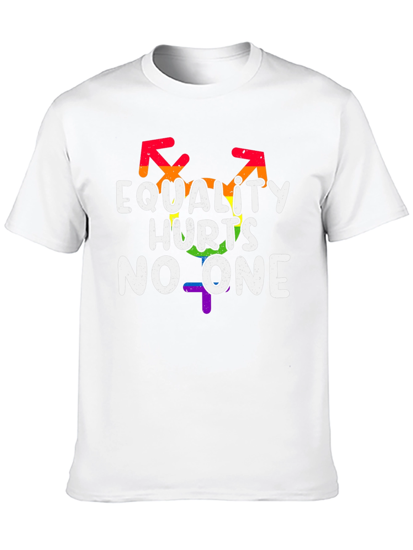 Equality Hurts No One LGBT Pride Graphic T-Shirt