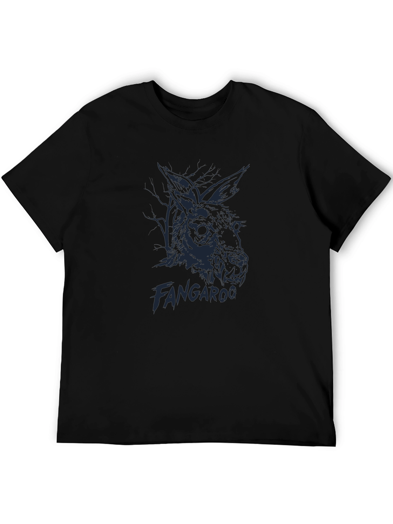 Fangaroo T-Shirt - Dark Graphic Tee for Men