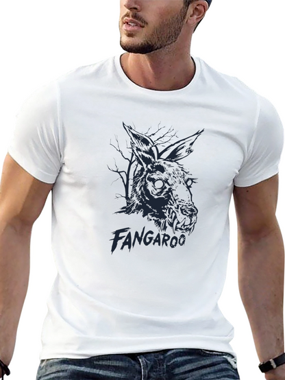Fangaroo T-Shirt - Dark Graphic Tee for Men