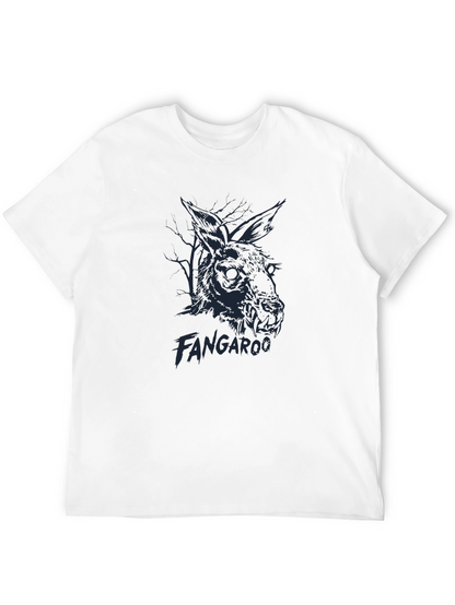 Fangaroo T-Shirt - Dark Graphic Tee for Men