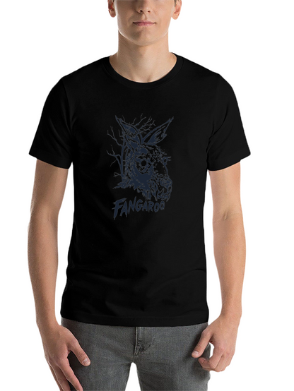 Fangaroo T-Shirt - Dark Graphic Tee for Men